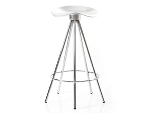 JAMAICA - Trestle-based aluminium barstool _ BD Barcelona Design